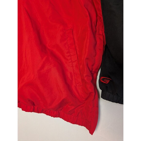 58 Sports Ohio State Buckeyes Red & Black 3XL Pull-Over Heavy Windbreaker Jacket - Picture 4 of 15